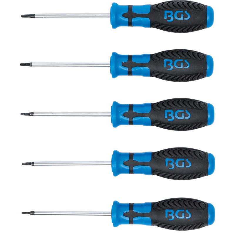 Set 5 surubelnite BGS Torx TAMPERPROOF, T6 - T10